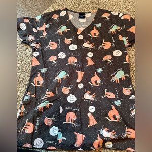 Zoe + Chloe scrub top